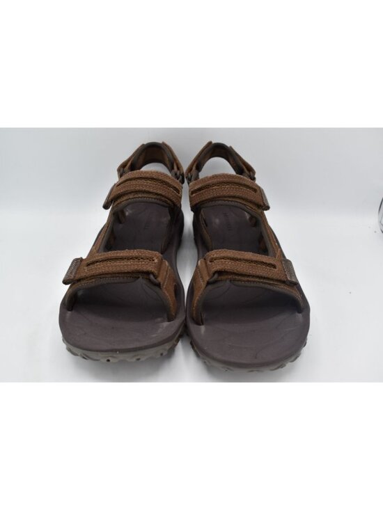 Merrell Mens Size 13 Huntington Sport Earth Brown Leather Convertible Sandals main image 12